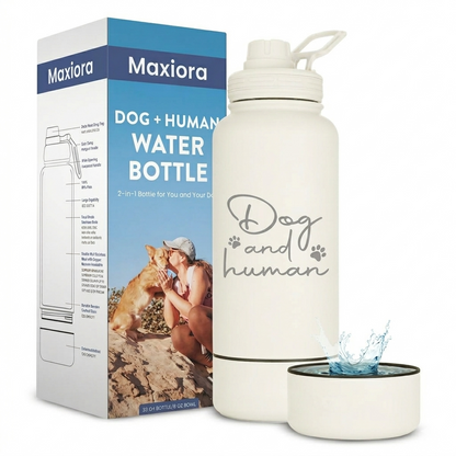 Maxiora Dog+Human Water Bottle